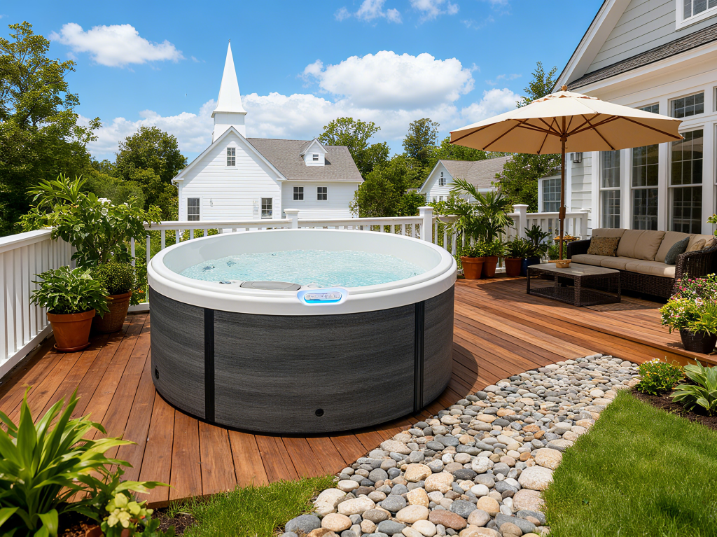 OF-R001 Hot Tub: Modern Homes