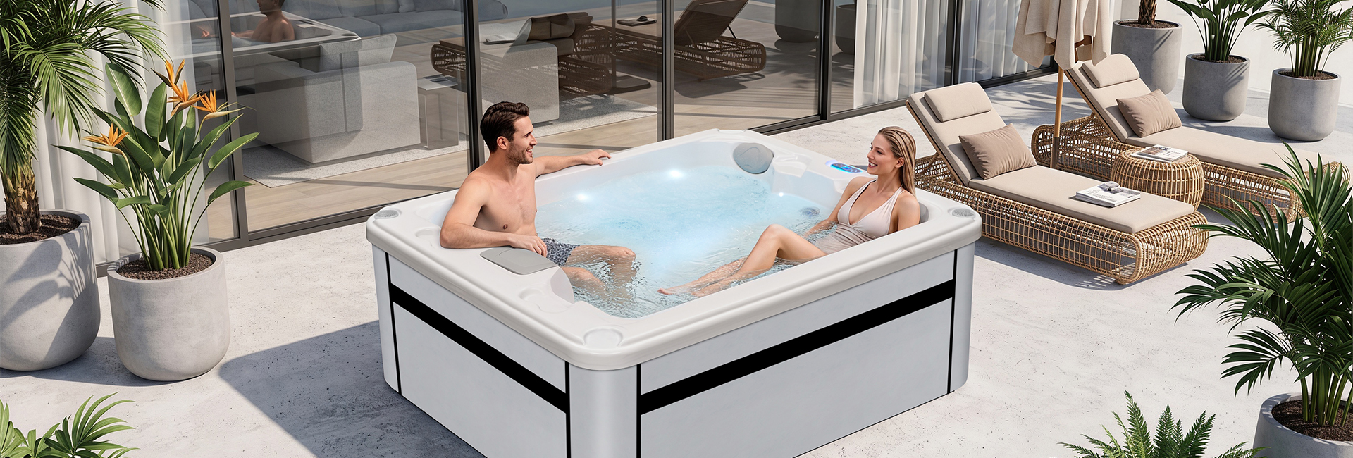 Patio Hot Tub - Ocean Future
